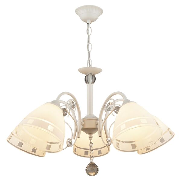 Люстра СИМВОЛ СВЕТА, Е27, 60Вт, белая патина