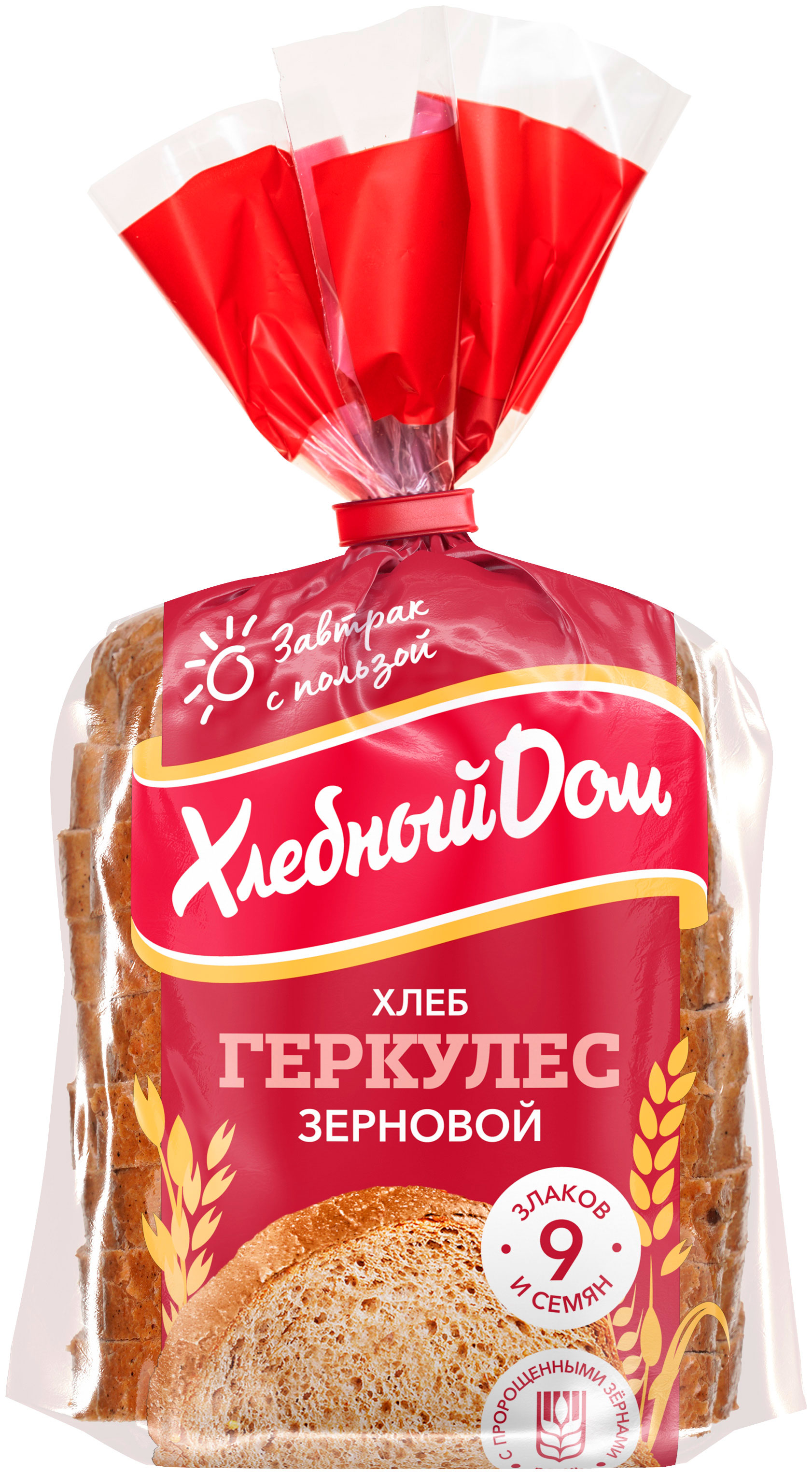 

Хлеб Хлебный Дом Геркулес зерновой нарезка