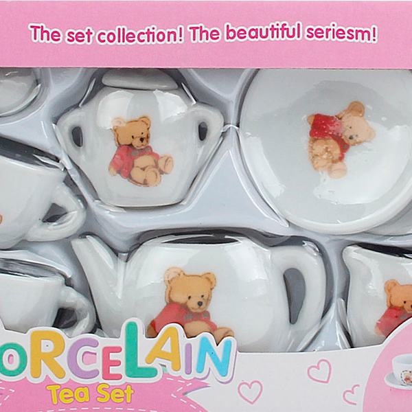 Игровой набор керамической посуды для чаепития