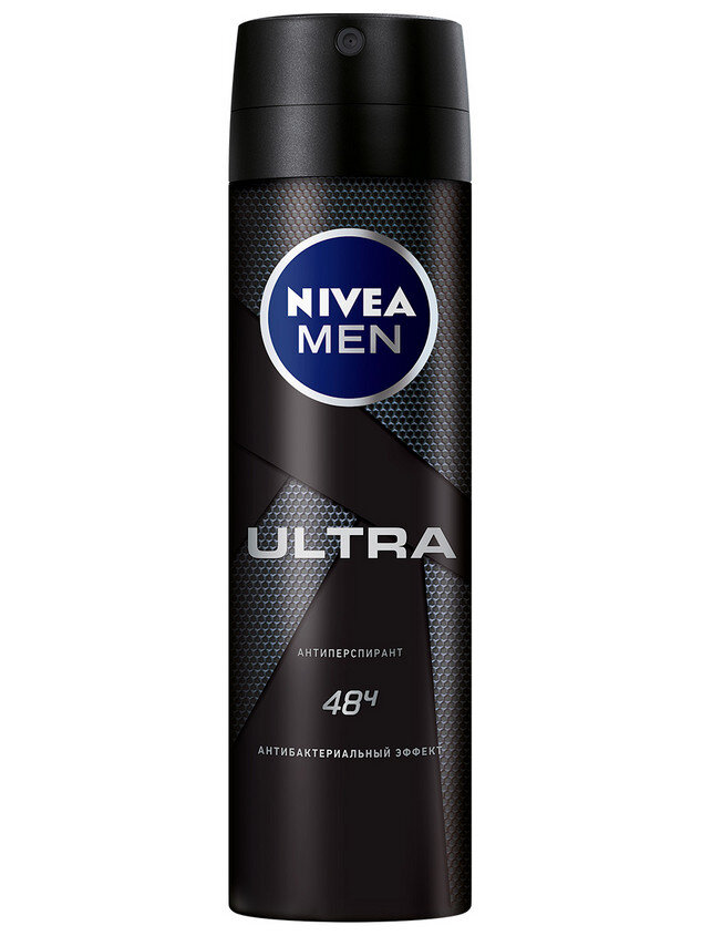 

Антиперспирант Nivea Men Ultra Антибактериальный эффект 150 мл