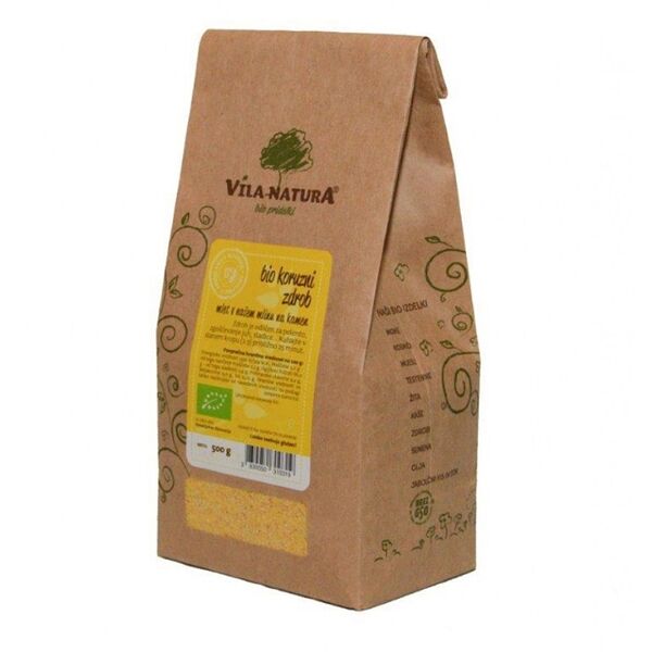 Крупа Vila Natura кукурузная жерновая полента Био 500 г