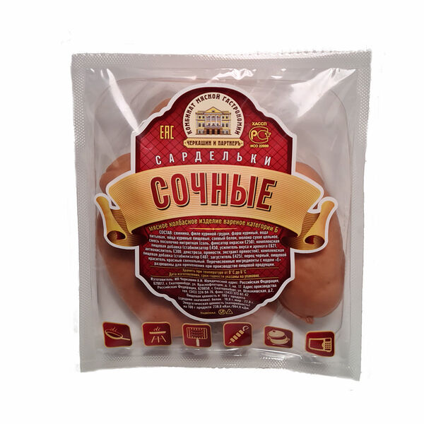 Сардельки Черкашин и ПартнерЪ Сочные