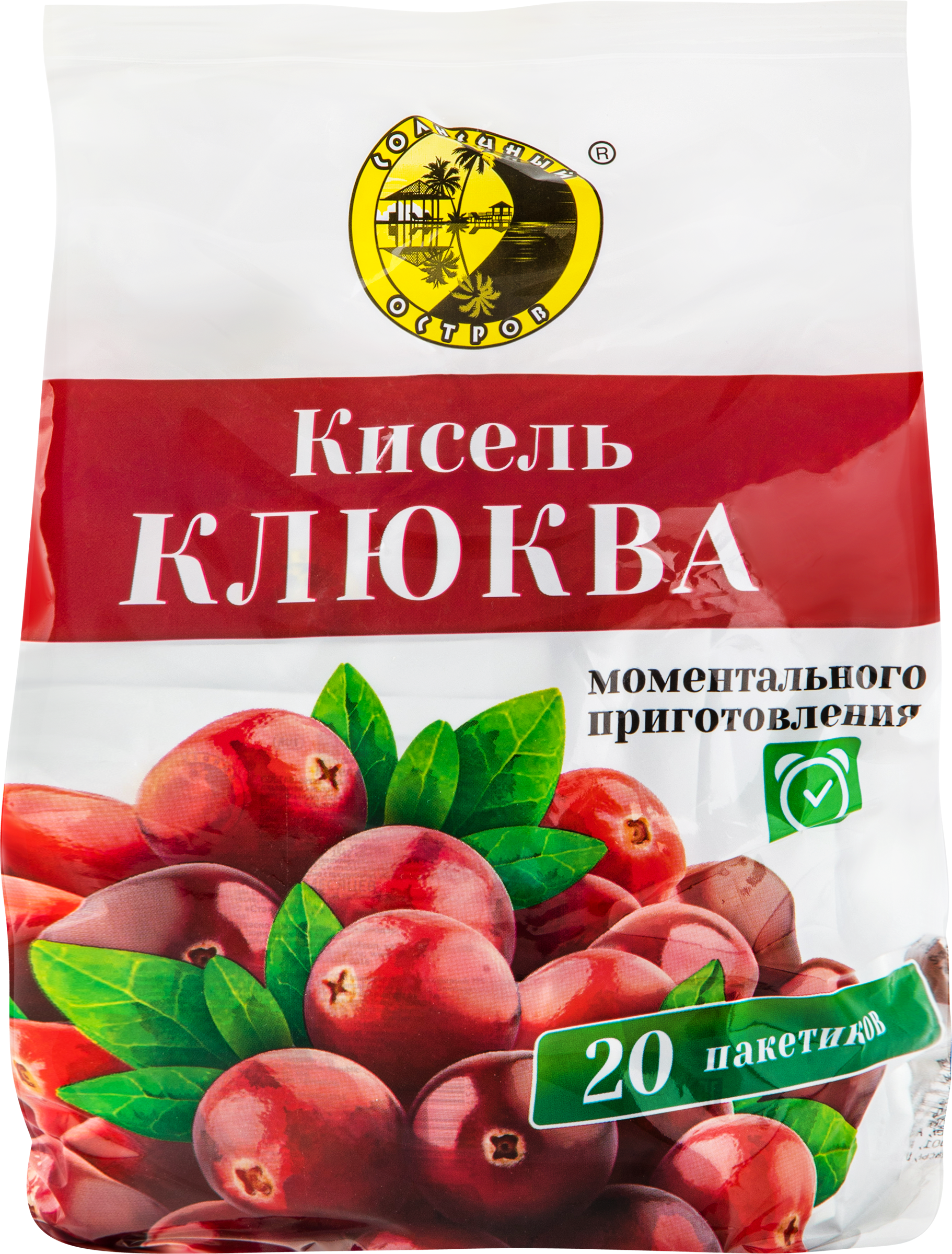 

Кисель быстрорастворимый Солнечный остров Клюква 600 г