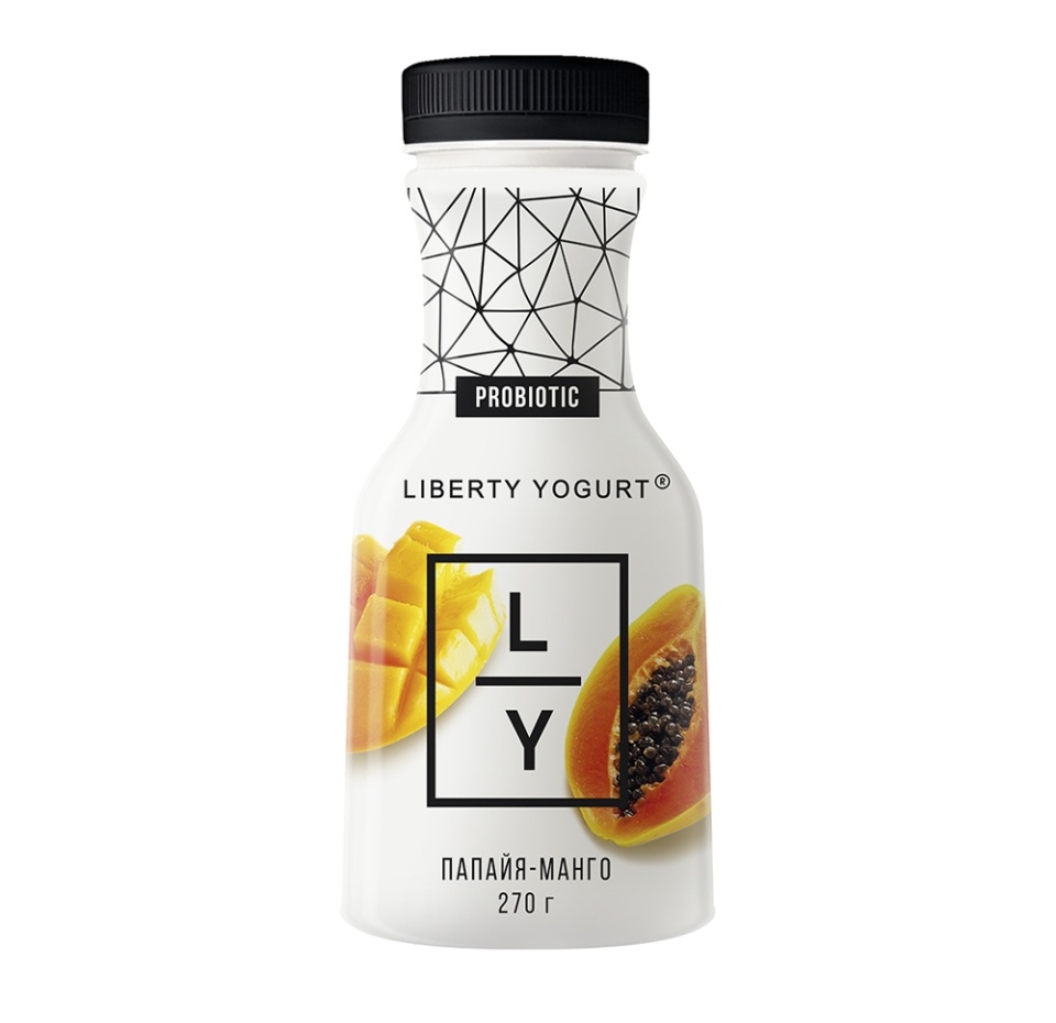 

Биойогурт Liberty Yogurt Папайя-Манго с лактобактериями 2% 270 г