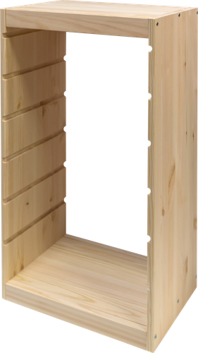 

Каркас шкафа необработанный ТФ вертикальный, необработанный 91х44х30 см, цвет натуральный