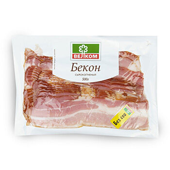 Бекон сырокопчёный Велком нарезка 500г