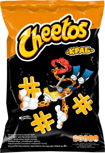 

Кукурузные снеки Cheetos Краб 50 г
