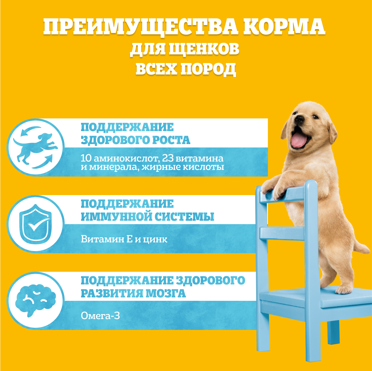 

Сухой корм Pedigree для щенков полнорационный с курицей 600 г
