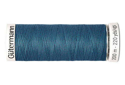 748277 Нить Sew-all для всех материалов, 200м, 100% п/э Gutermann(903 серо-бирюзовый)
