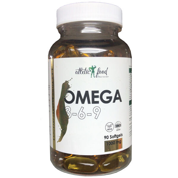 Atletic Food Жирные кислоты Омега 3-6-9 Omega 3-6-9 1000 mg - 90 гелевых капсул