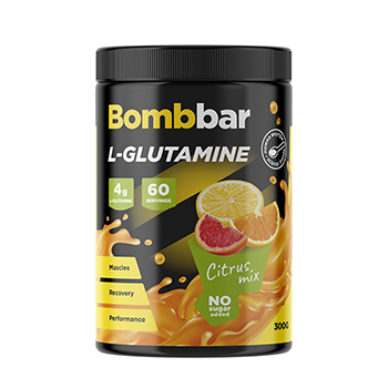 

Коктейль протеиновый Bombbar L-Glutamine Цитрус 300 г, Россия