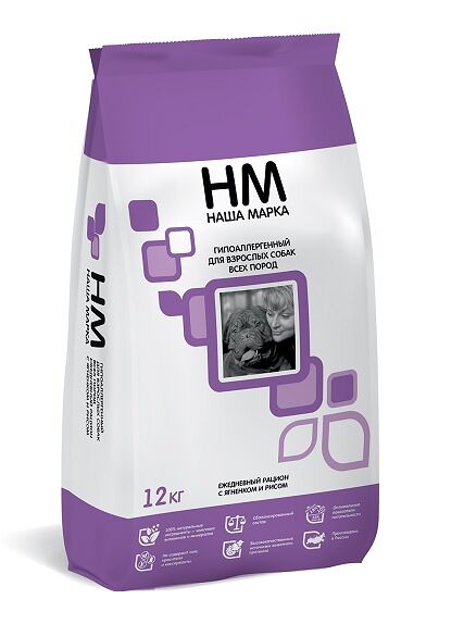 Корм Наша Марка для собак всех пород старше 1 года, гипоаллергенный, с ягнёнком и рисом