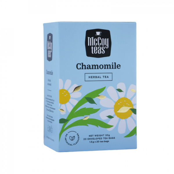 Чай травяной McCoy Teas Chamomile пакетированный 20шт., Шри-Ланка