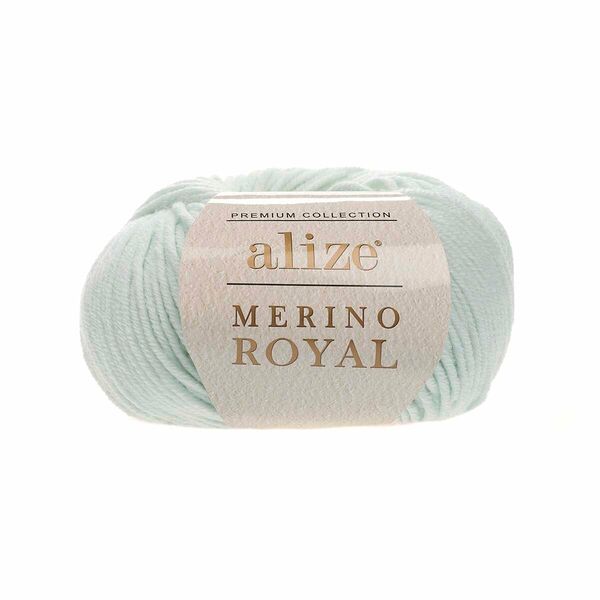 Пряжа Alize 'Merino Royal' 50г 100м (100% шерсть)(522 мята)