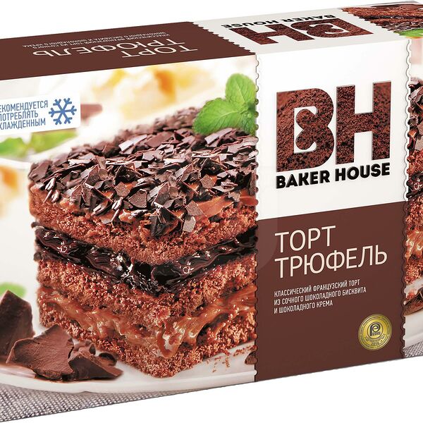 Торт Baker House Трюфель шоколадный 350г