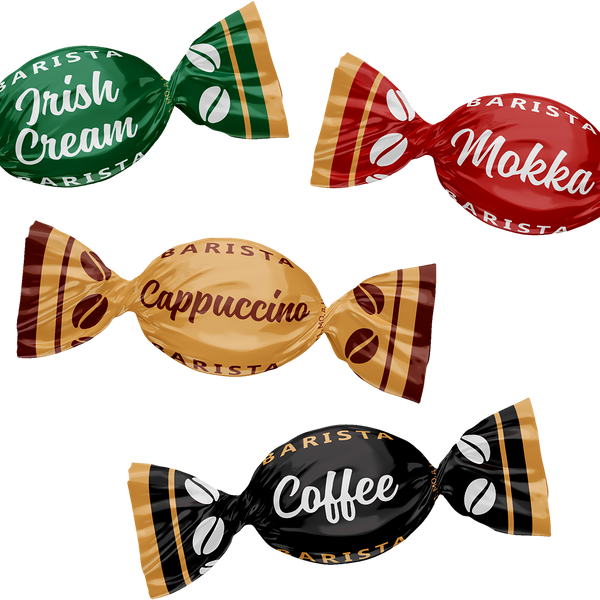 Конфеты МИНИ-М Barista ассорти кофе мол,мокко,капуч,ирландский крем, вес