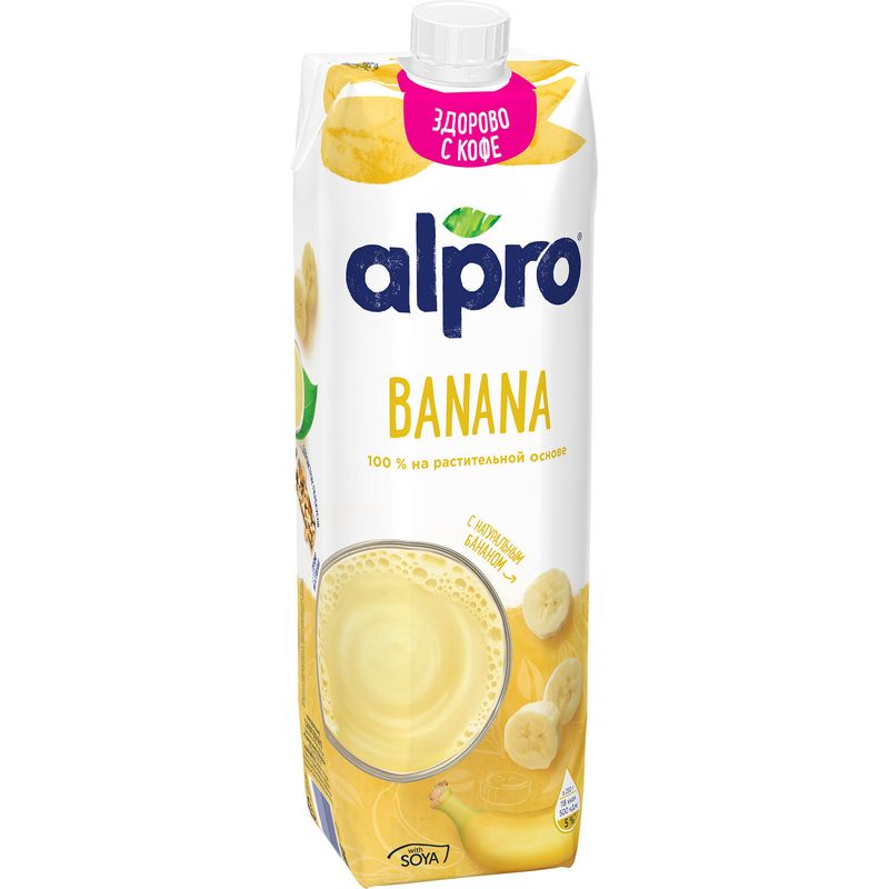 

Напиток соевый Alpro банан, 1 л