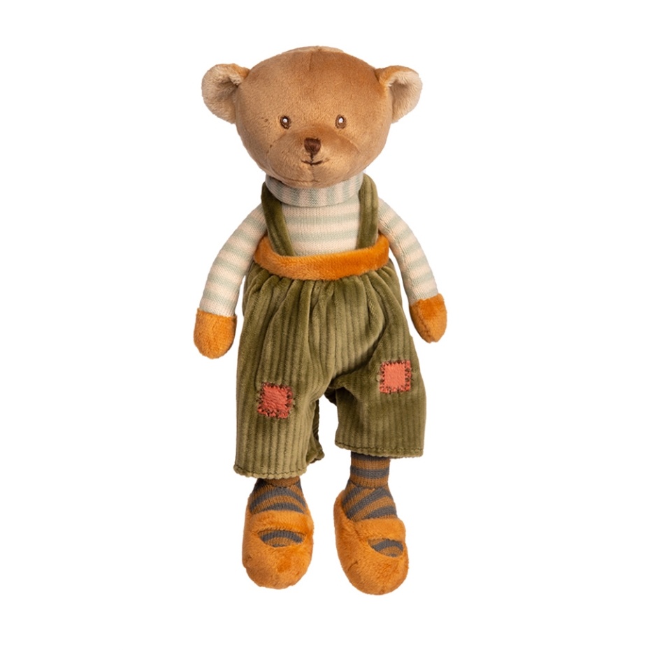 

Игрушка мягкая «Медвежонок Baby Mavi» в зелёном комбинезоне, Bukowski, 20 см, Швеция