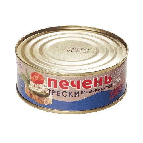 Печень трески Боско-Морепродукт по-мурмански