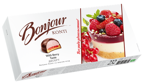 

Десерт Bonjour со вкусом Ягод 232 г