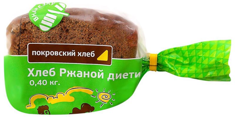 

Хлеб ржано-пшеничный Покровский Хлеб Диетический нарезка 400 г