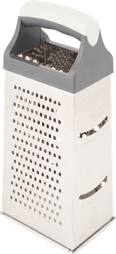 

Терка HOMECLUB Ordinario, 4-х гранная, 23x10x7,6см, нержавеющая сталь, пластик