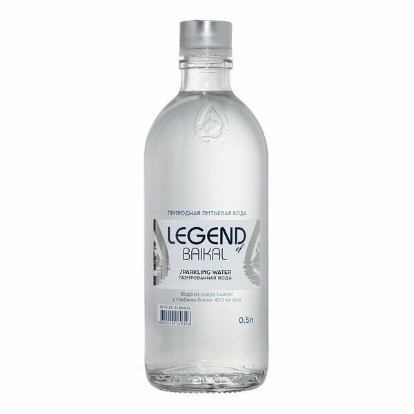 Вода газированная Legend Of Baikal природная стекло 500 мл