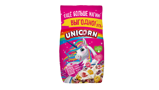 Готовый завтрак Kellogg's Unicorn Радужные колечки