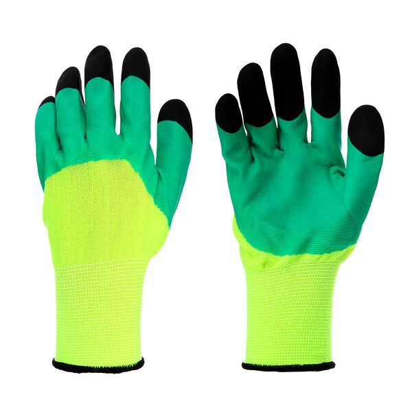 Перчатки садовые Inbloom нейлоновые с пенополиуретановым обливом, 9 размер, 23 см, 50 г