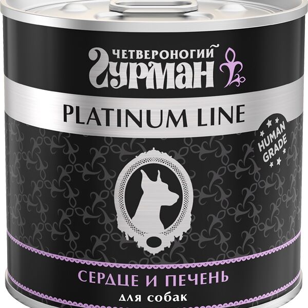 Корм для собак Четвероногий гурман Platinum Line Сердце и печень