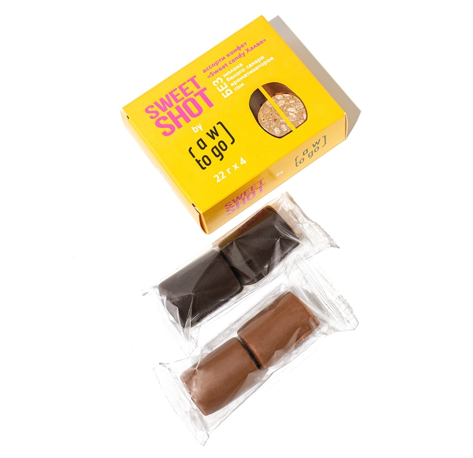 

Конфеты Sweet candy Халва ассорти Raw to go 88 г