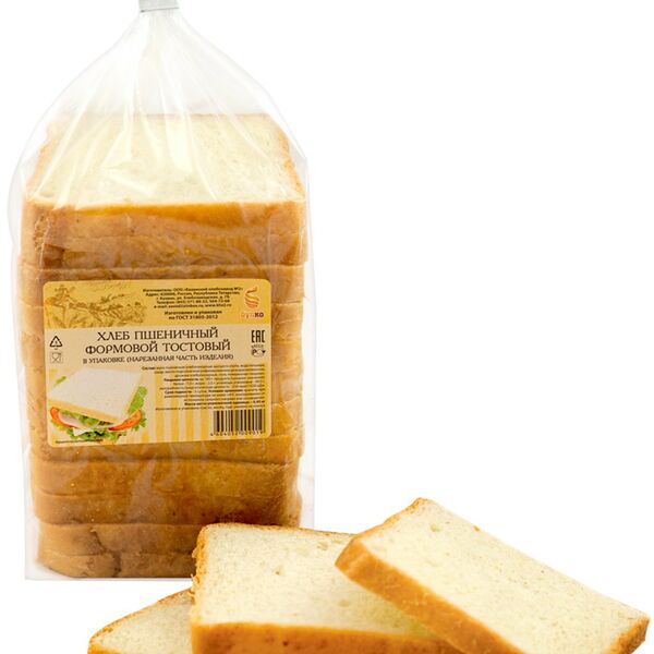 Хлеб Булко Пшеничный тостовый в нарезке