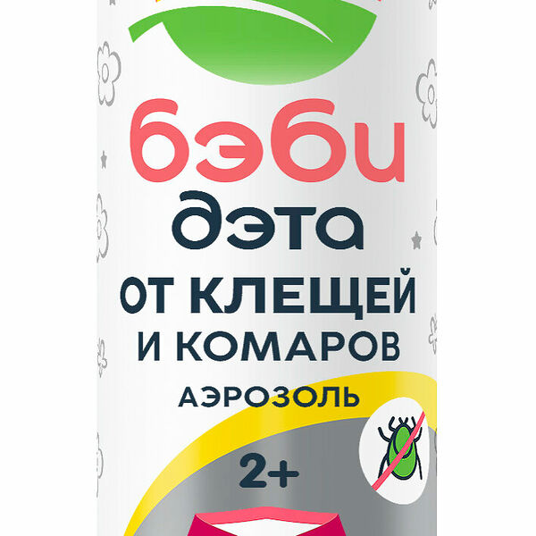 Аэрозоль детский Бэби Дэта от клещей и комаров 100 мл