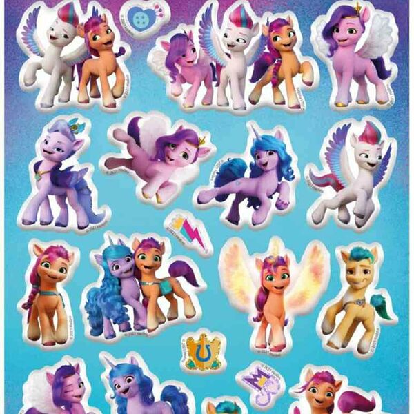 Наклейки многоразовые PrioritY My Little Pony 3, 11×20 см