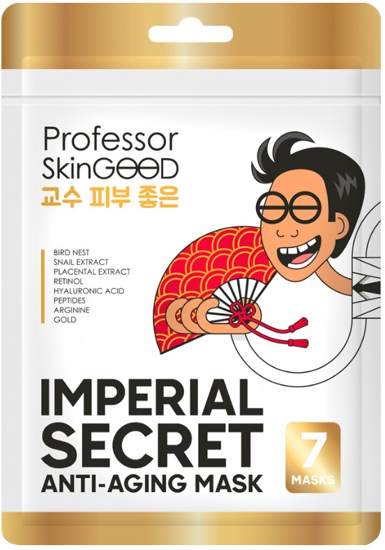 

Маска для лица Professor Skingood Imperial Secret Anti-Aging Mask омолаживающая 7 шт