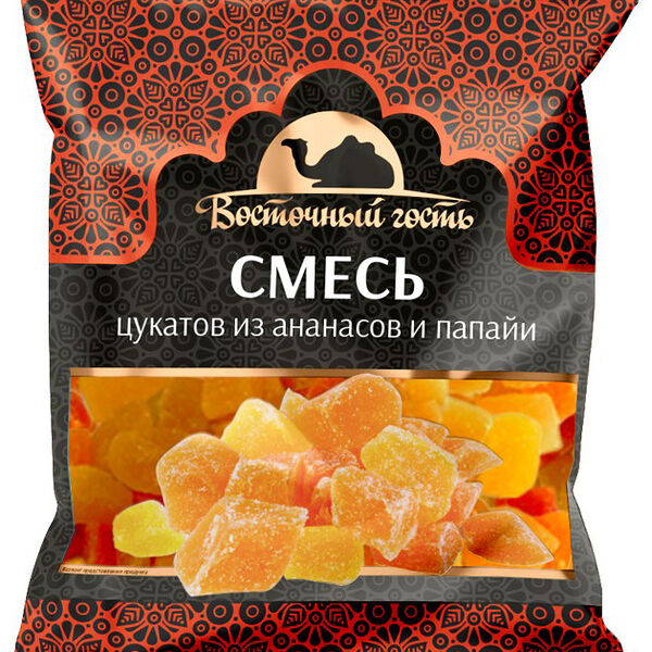 Цукаты Восточный гость ананас и папайя 150 г