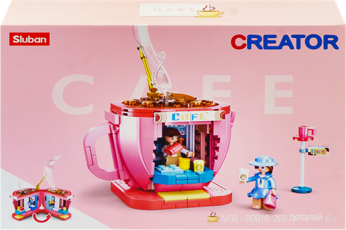 

Конструктор SLUBAN Кафе, 268 деталей Арт. M38-B0918