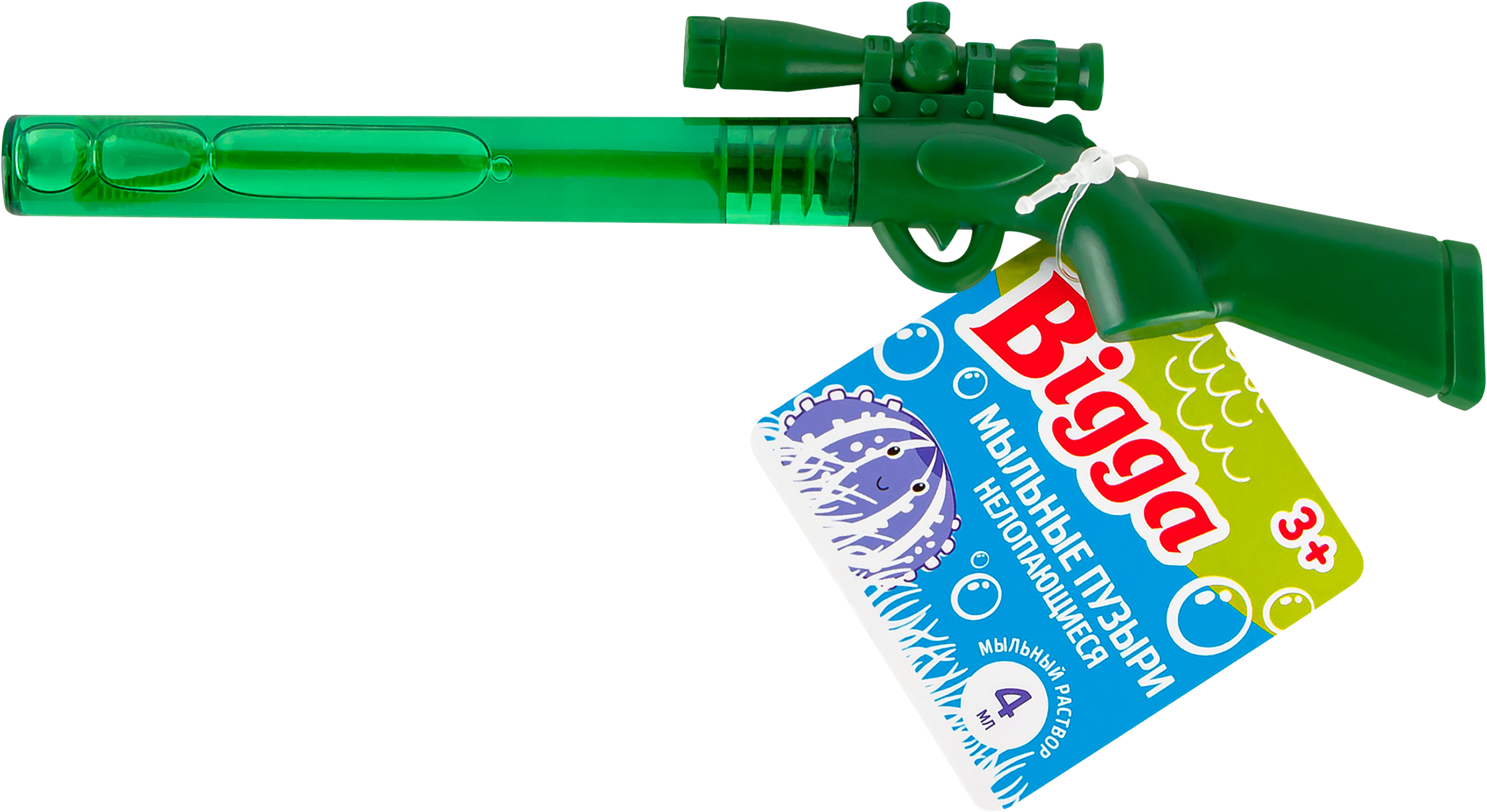 

Мыльные пузыри BIGGA Нелопающиеся Арт. BB351G, 4мл