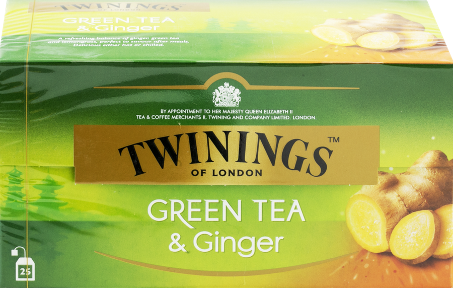 

Чай зеленый TWININGS с имбирем, 25пак
