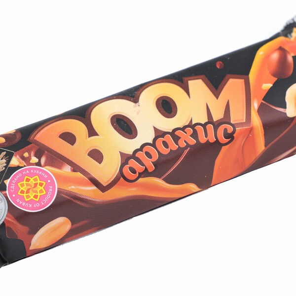 Батончик Boom глазированный карамель и арахис 50 г