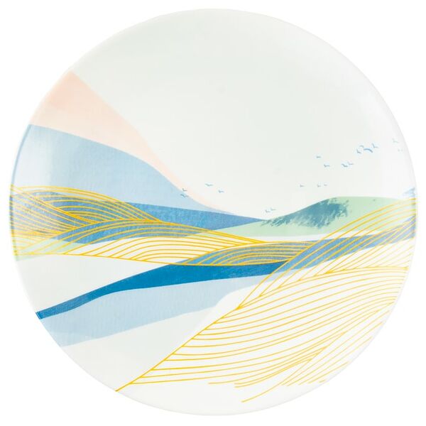 Набор тарелок Кулинарк Сфера Горизонт десертные 19.5см 6шт