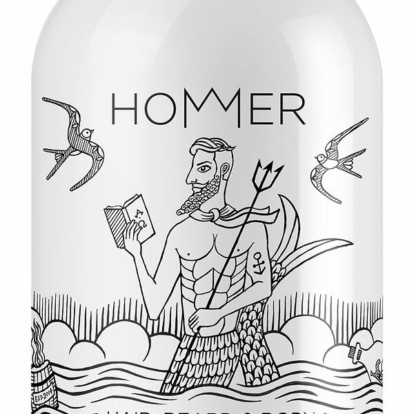 HOMMER Long Journey Hair, Beard&Body Wash Гель для душа для волос, тела и бороды муж., 250 мл