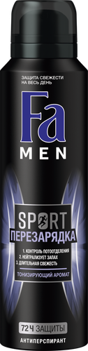 

Антиперспирант Fa Men Sport Перезарядка спрей мужской 150 мл