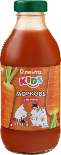 

Нектар Лента Kids Муми Тролли Морковь с мякотью 330 мл