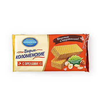 Вафли Коломенское с орехами