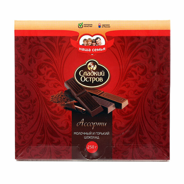 Шоколадные конфеты Ассорти ТМ Сладкий остров 