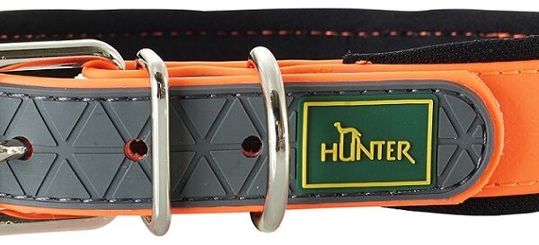 Hunter ошейник биотановый Convenience Comfort мягкая горловина 22-30 см., Оранжевый