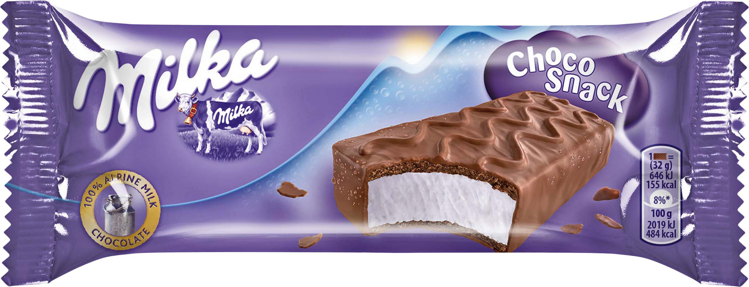 

Пирожное Milka бисквитное с кремом с цельным молоком