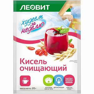 Кисель очищающий Леовит 20г