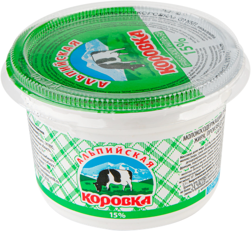 

Продукт молокосодержащий Альпийская коровка 15% 200 г